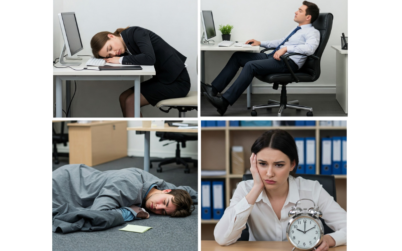 Tư thế ngủ không thoải mái gây nên tình trạng đau cổ vai gáy - Không gian ngủ chật hẹp, thiếu vệ sinh khiến bạn khó ngủ, mệt mỏi