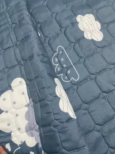 Bộ chăn gối thảm ngủ văn phòng gấp gọn, cotton trần bông êm ái, tặng túi đựng photo review