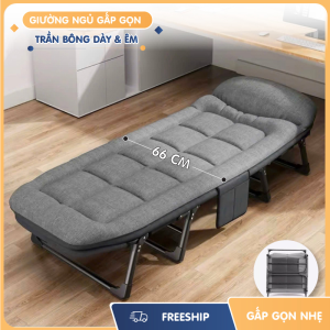 Giường gấp văn phòng trần bông, GG2C 66x190 (cm)
